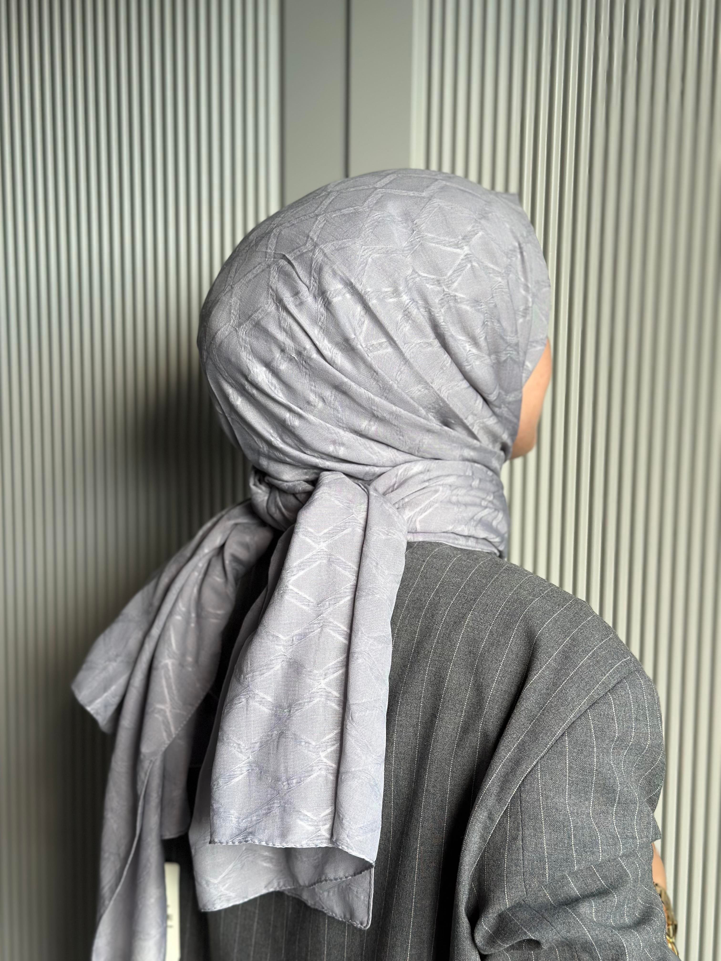 Bambu Jakar Şal - Gümüş