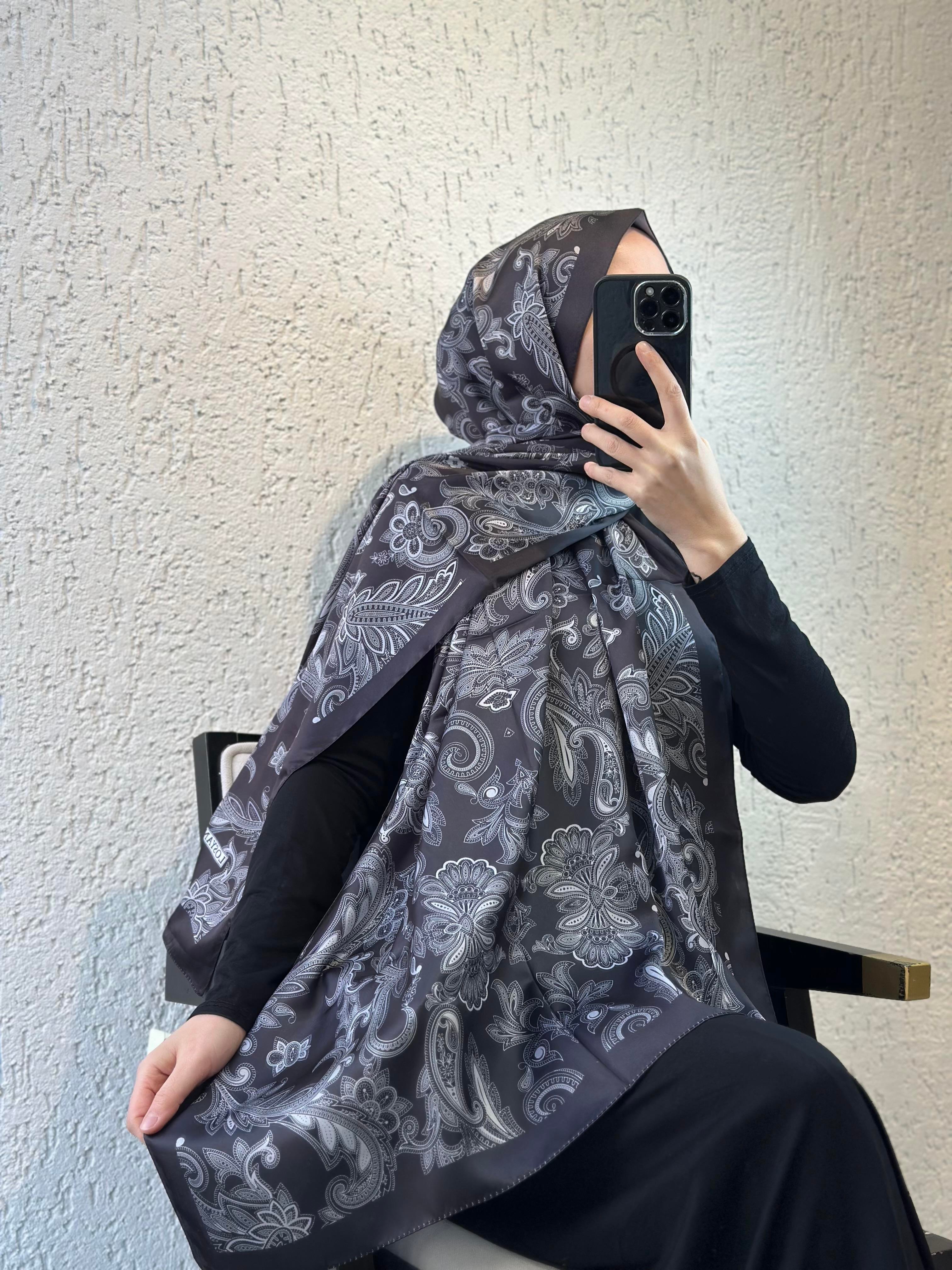 Eliz Desen Şal - Siyah
