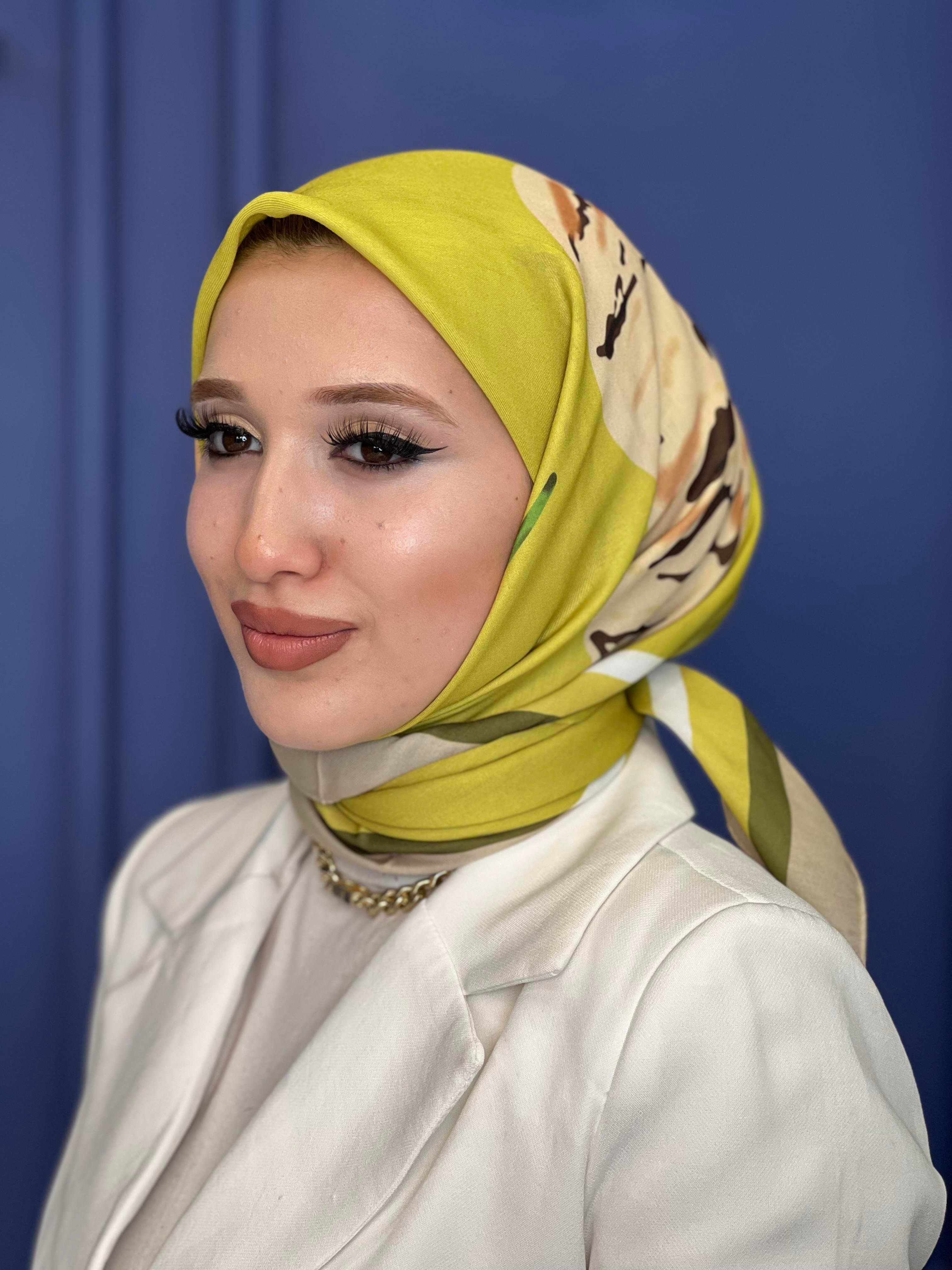 Flora Desen - Olive Yeşil