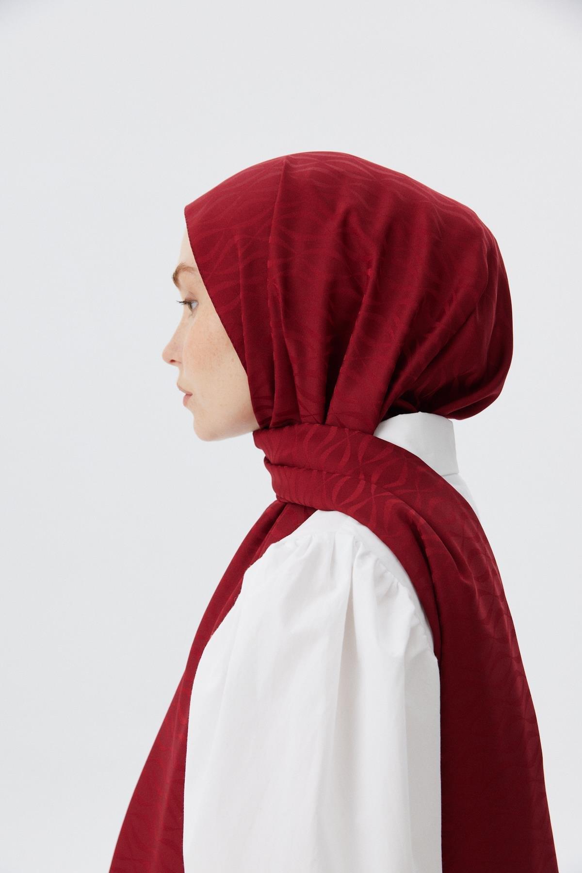 Kapadokya Desen - Bordo
