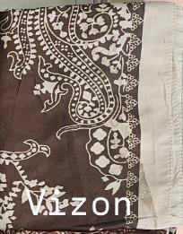 Lüx Bambu Jakar Şal - Vizon