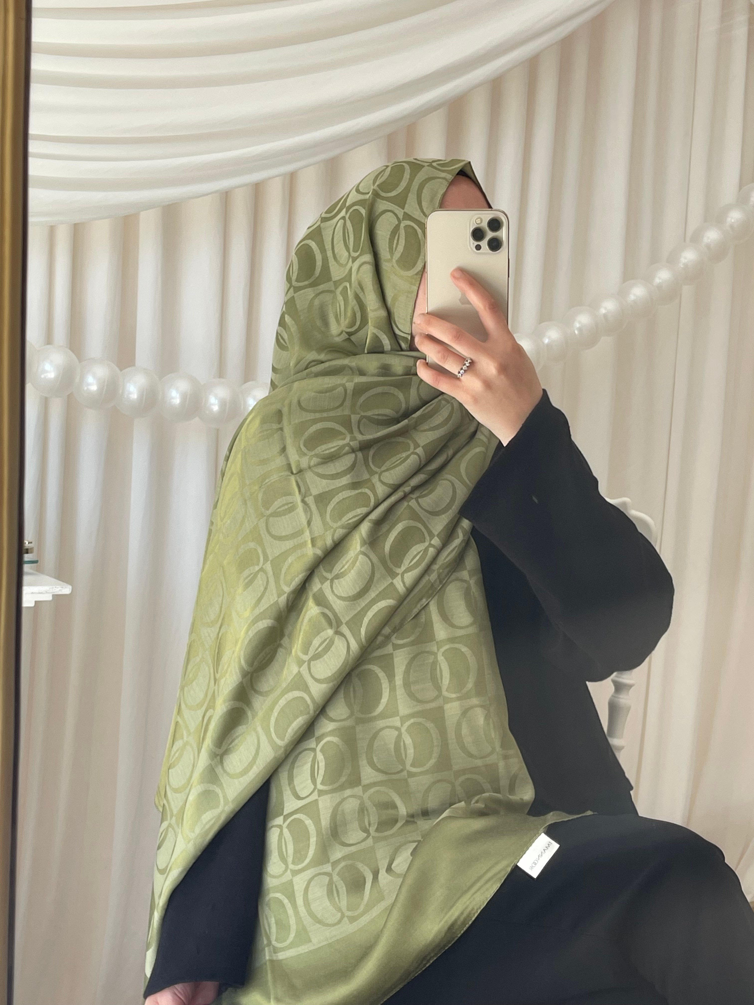 Muadil Marka Şal - Mint Yeşili
