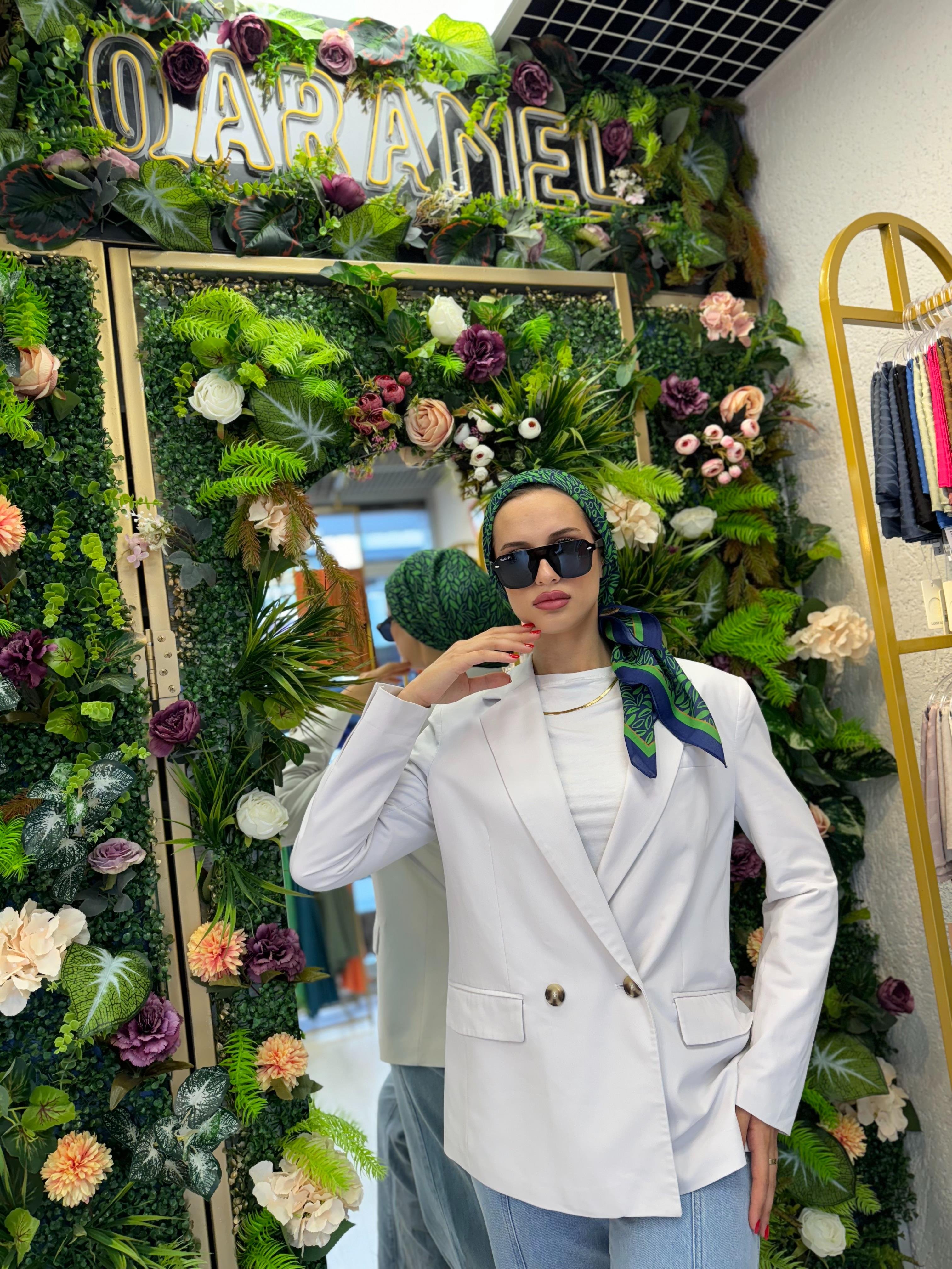 Soft Pamuk Yaprak Desen - Benetton
