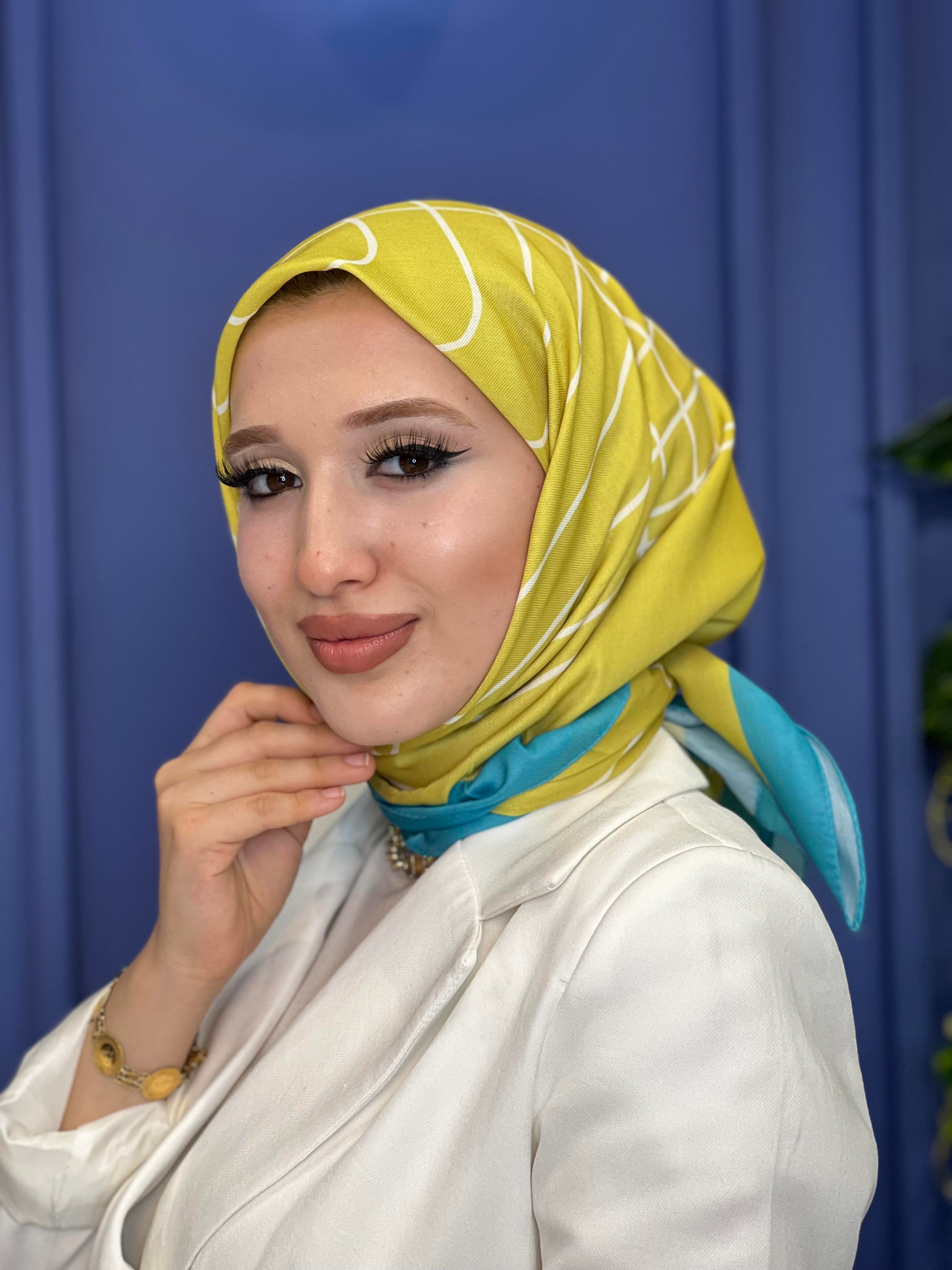 Zarif Desen - Olive Yeşil