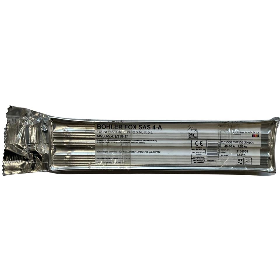 BÖHLER FOX SAS 4-A Elektrot 2,00x300 mm 136'lı