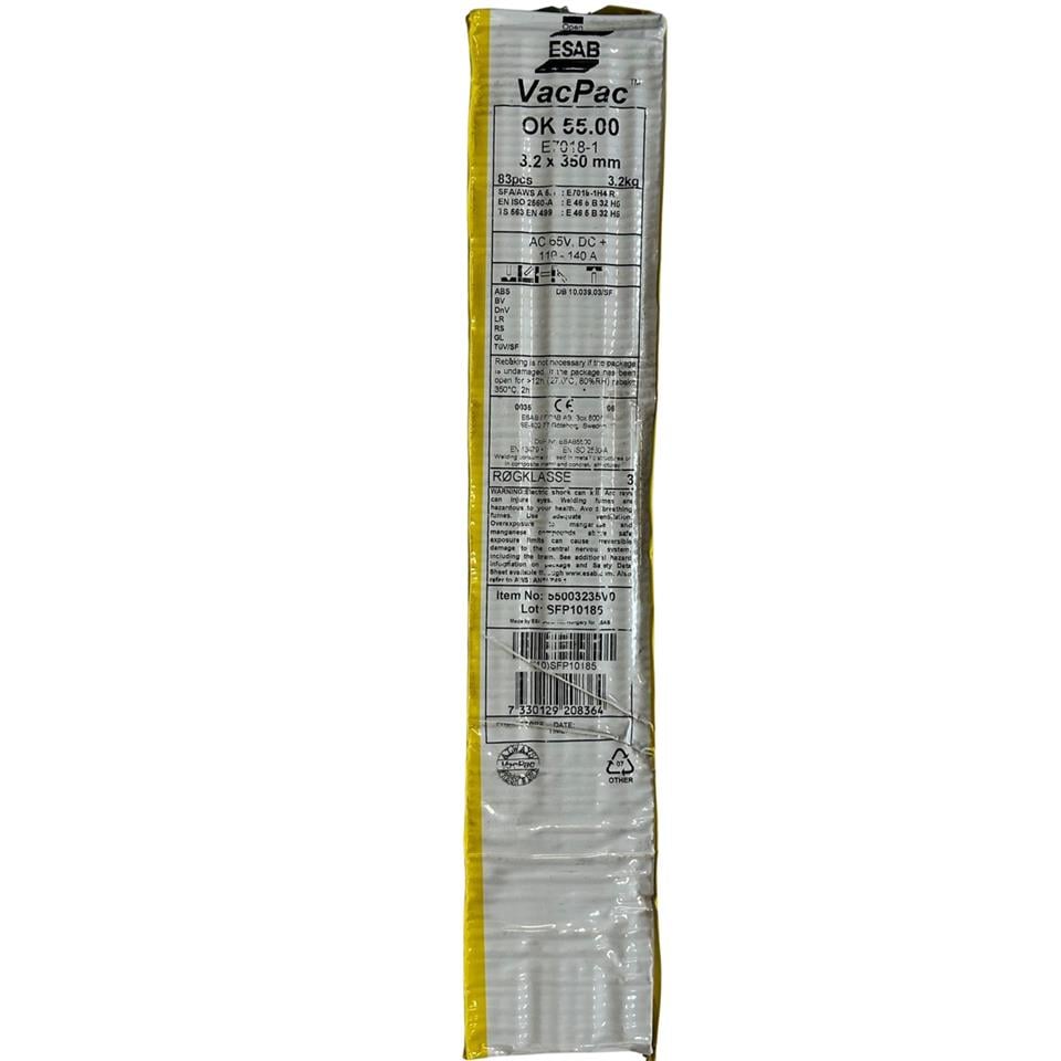 ESAB VacPac OK 55 E7018-1 Elektrot 3,20x350 mm