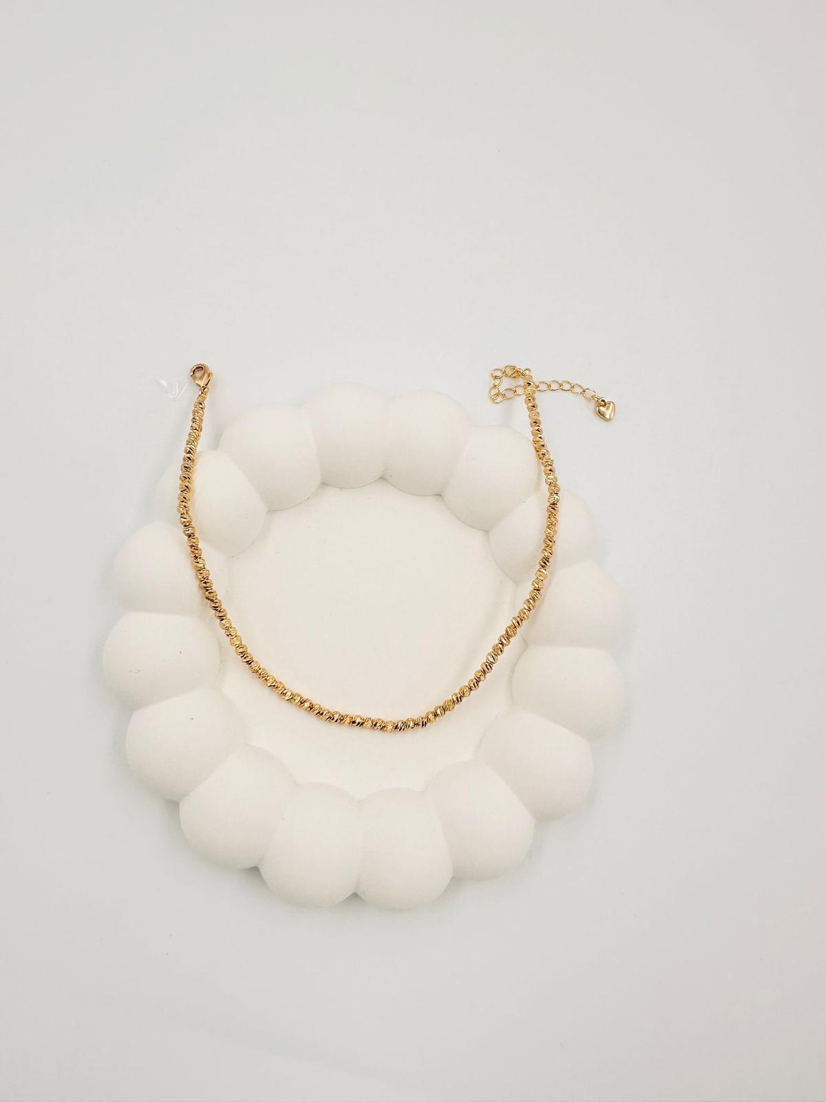 DORİKA parlak gold halhal 00111