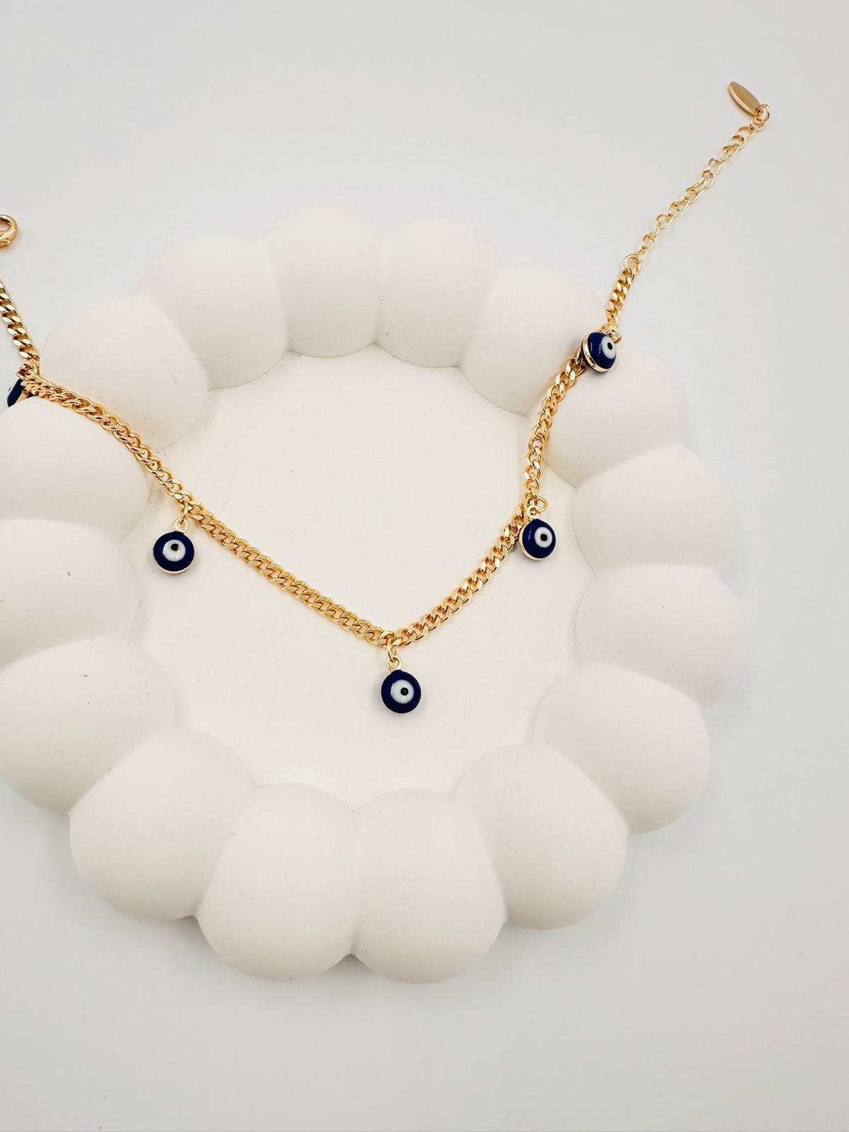 Evil eye seri vip gold halhal 00115