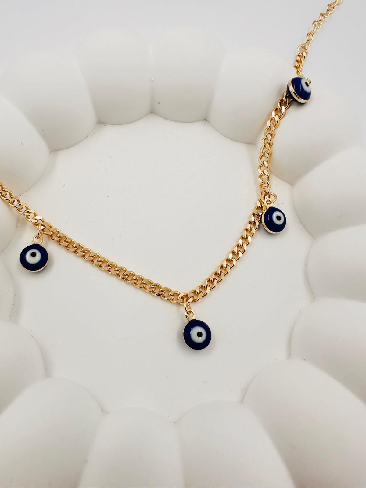 Evil eye seri vip gold halhal 00115