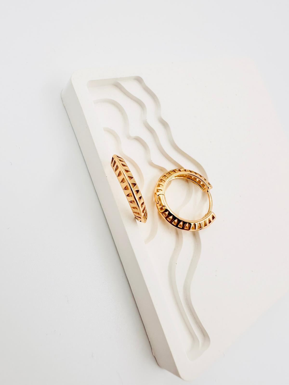 PURE seri gold halka küpe 00870