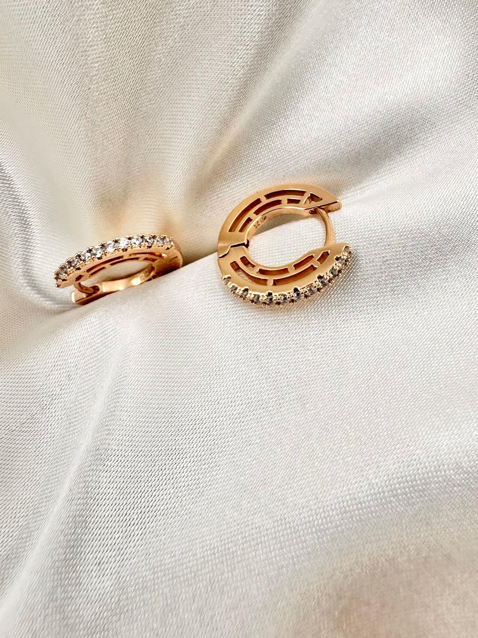 STELLA seri vip gold küpe 00860