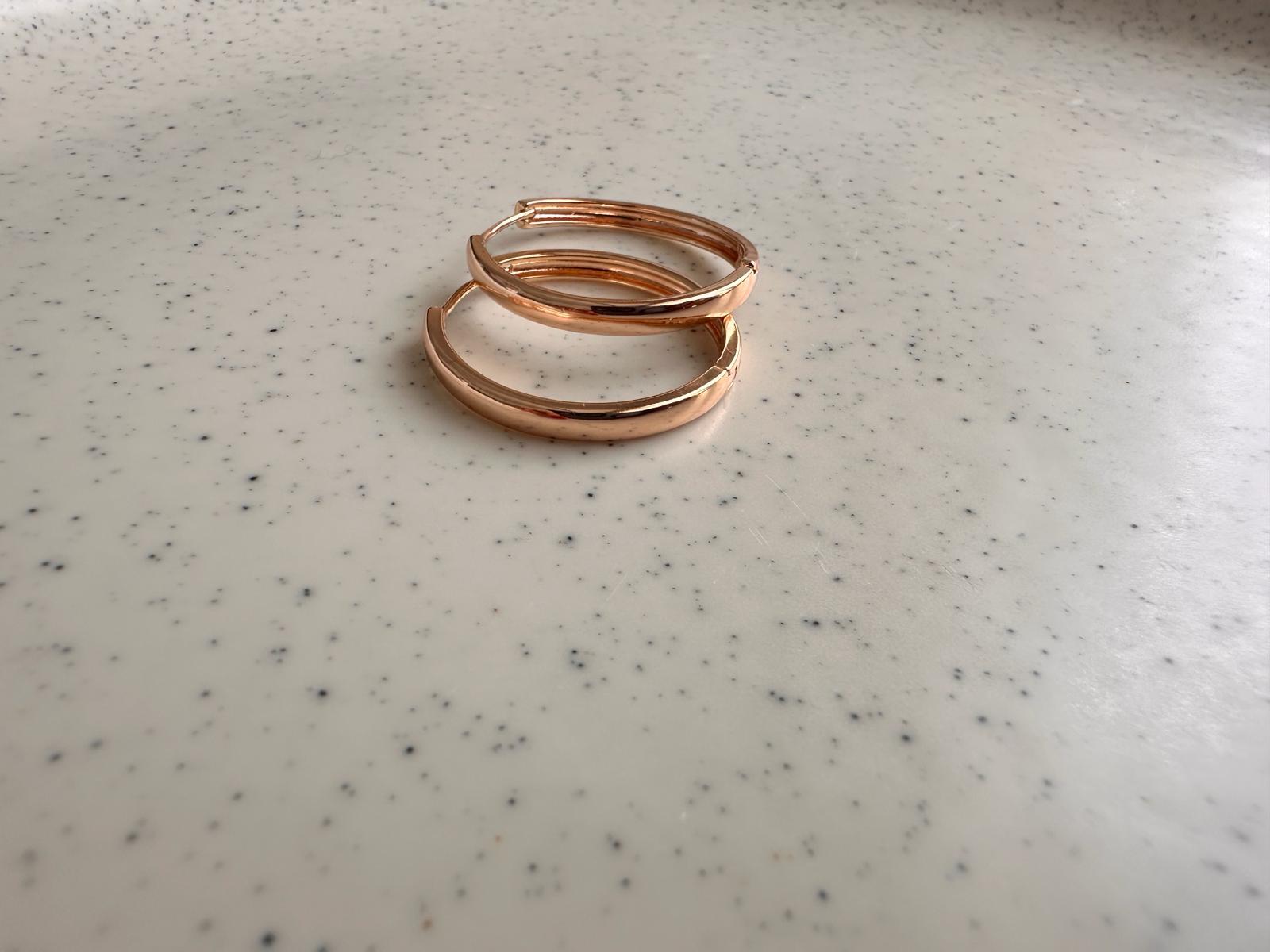 VIP gold ince halka küpe 00848