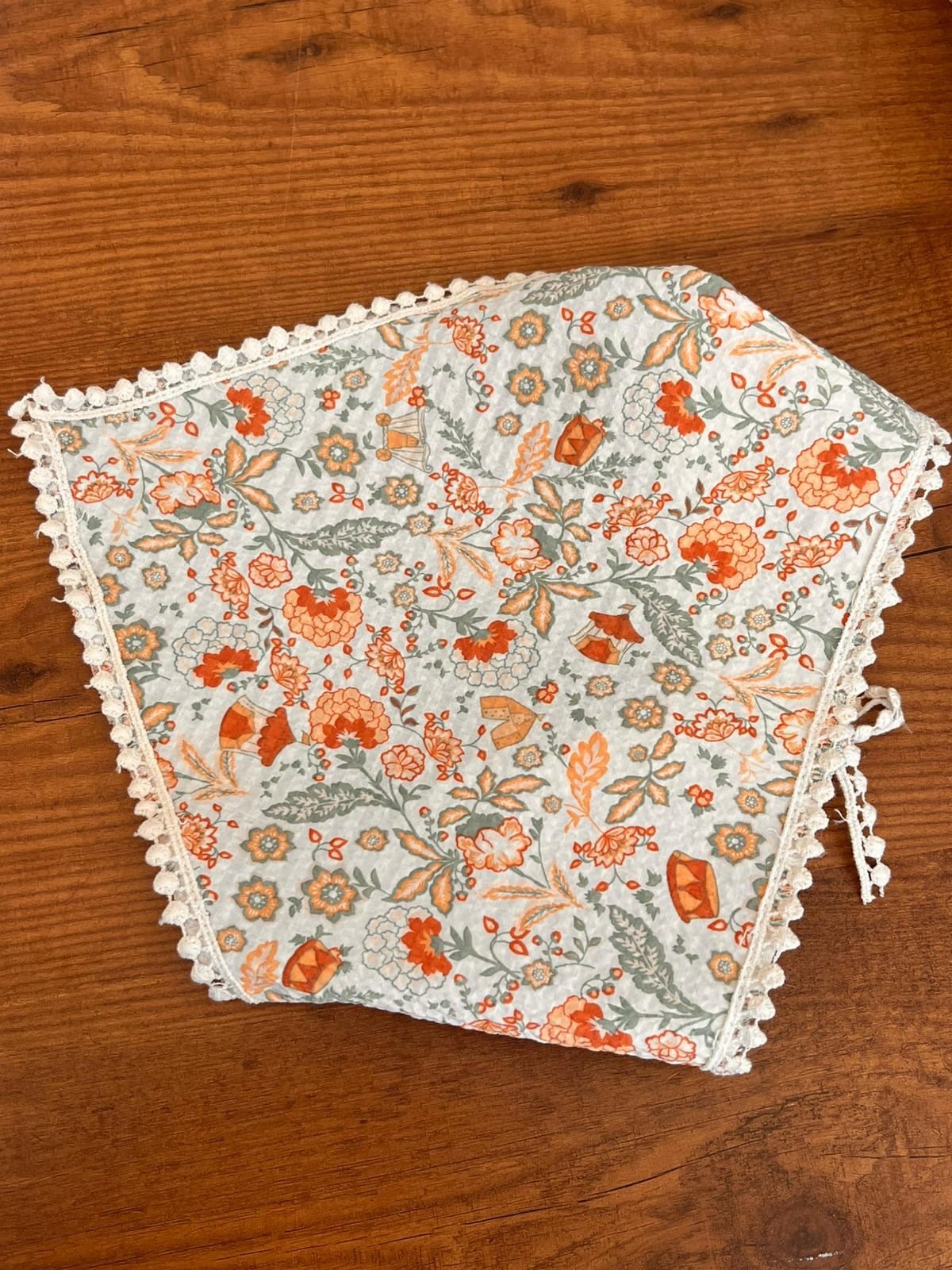 Anne Bebek Çocuk Üçgen Bandana | Pamuklu Bağlamalı Fisto Bandana Standart Ölçü