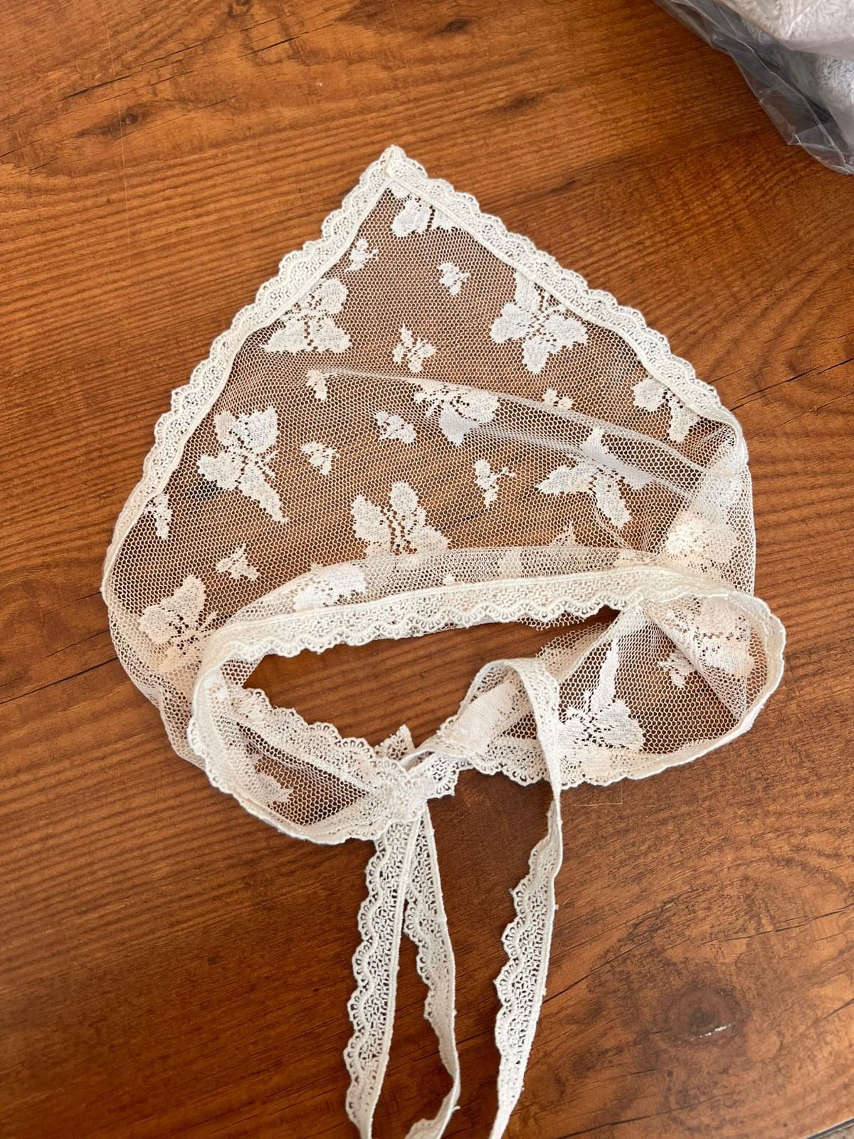 Anne Bebek Çocuk Vintage Üçgen Bandana | Pamuklu Bağlamalı Fisto Bandana Standart Ölçü