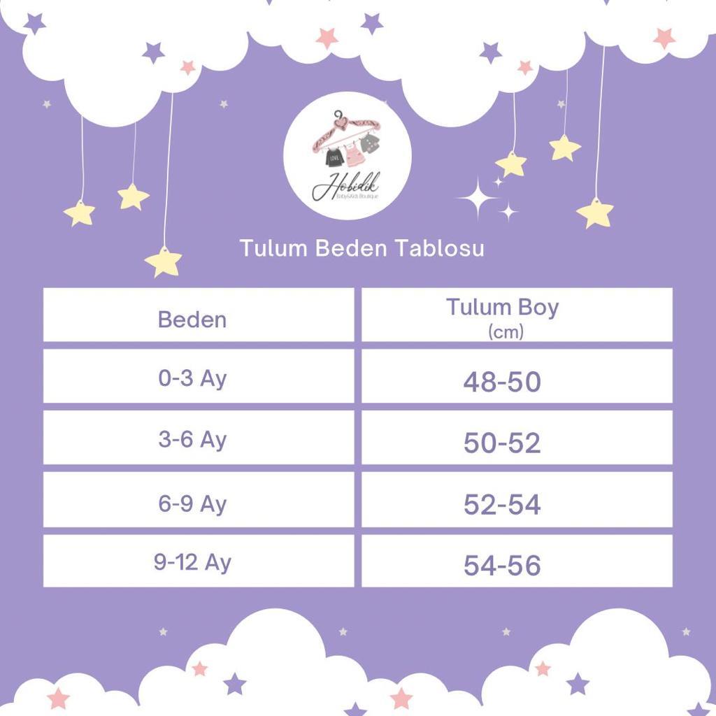 Ekru Siyah Biyeli Bebe Yaka Harf İşlemeli Battaniyeli Tulum Set