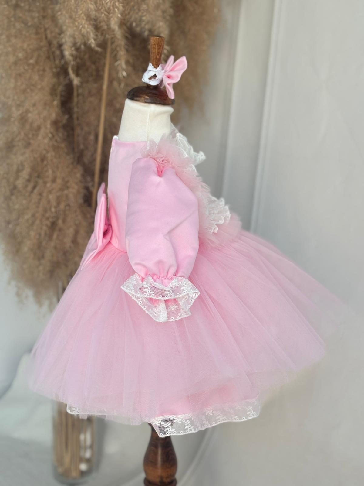 Pembe Tül Elbise 