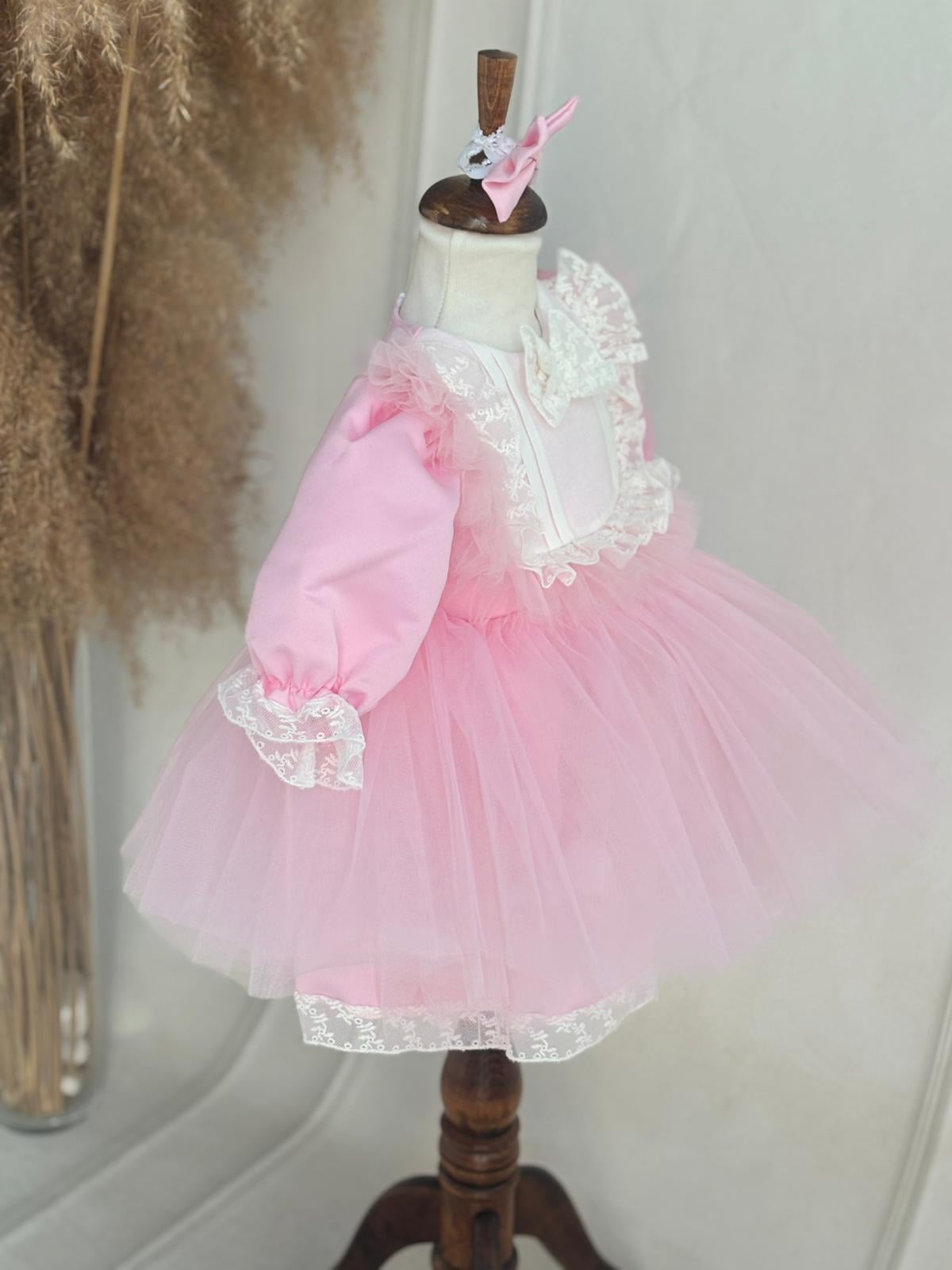 Pembe Tül Elbise 