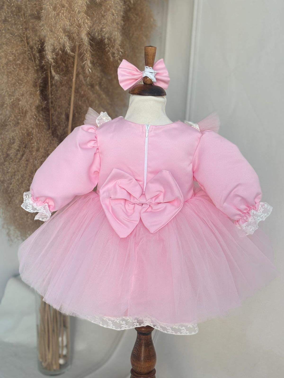 Pembe Tül Elbise 