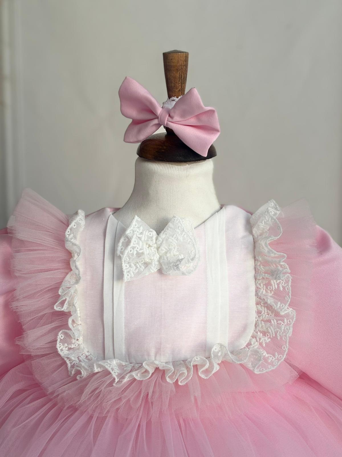Pembe Tül Elbise 