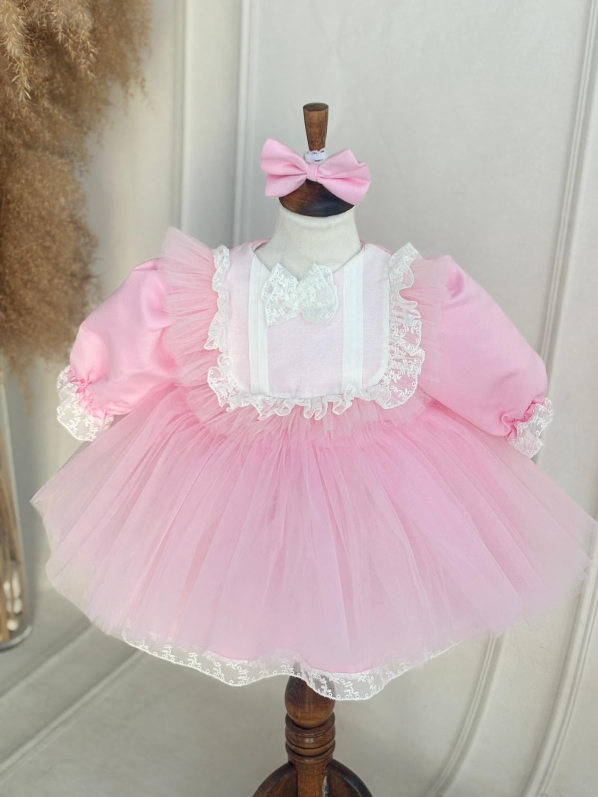 Pembe Tül Elbise 
