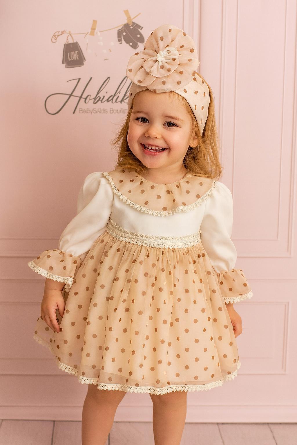 Polka Dot Tulle Birthday Dress