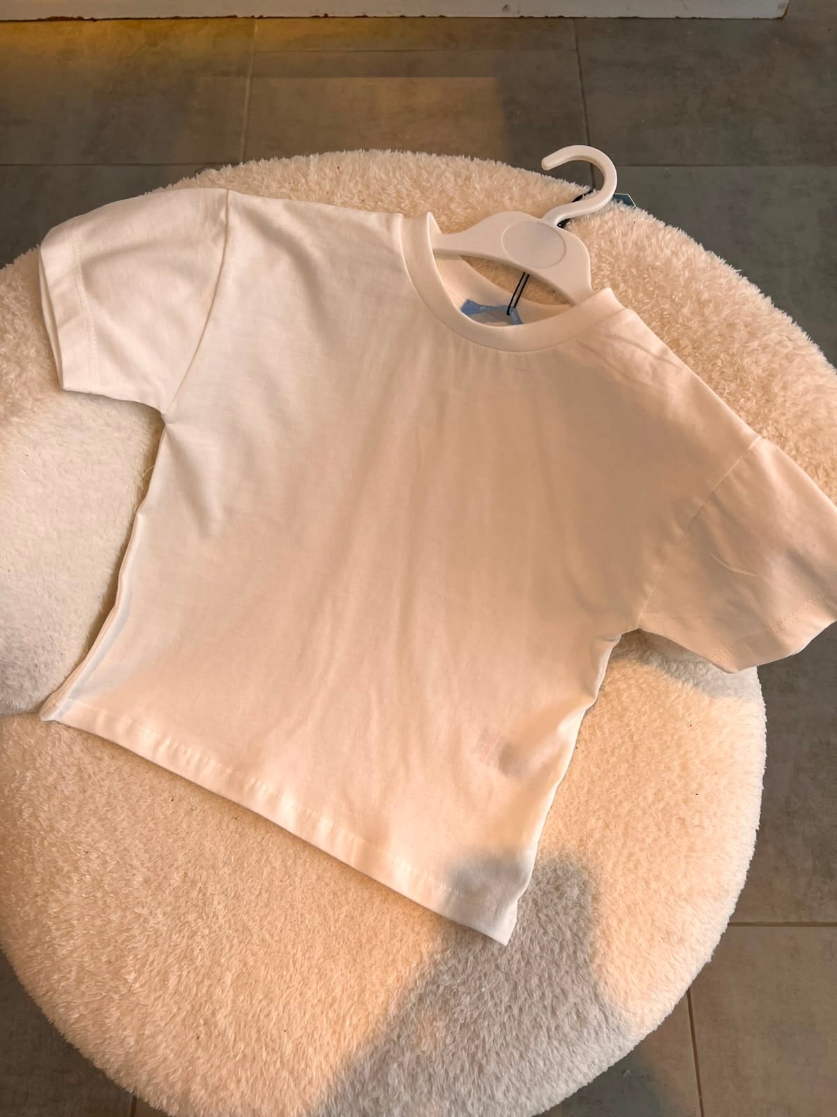 Unisex Basic Oversize Çocuk Tişörtü – %100 Pamuk Penye Yazlık Tişört (2-8 Yaş)