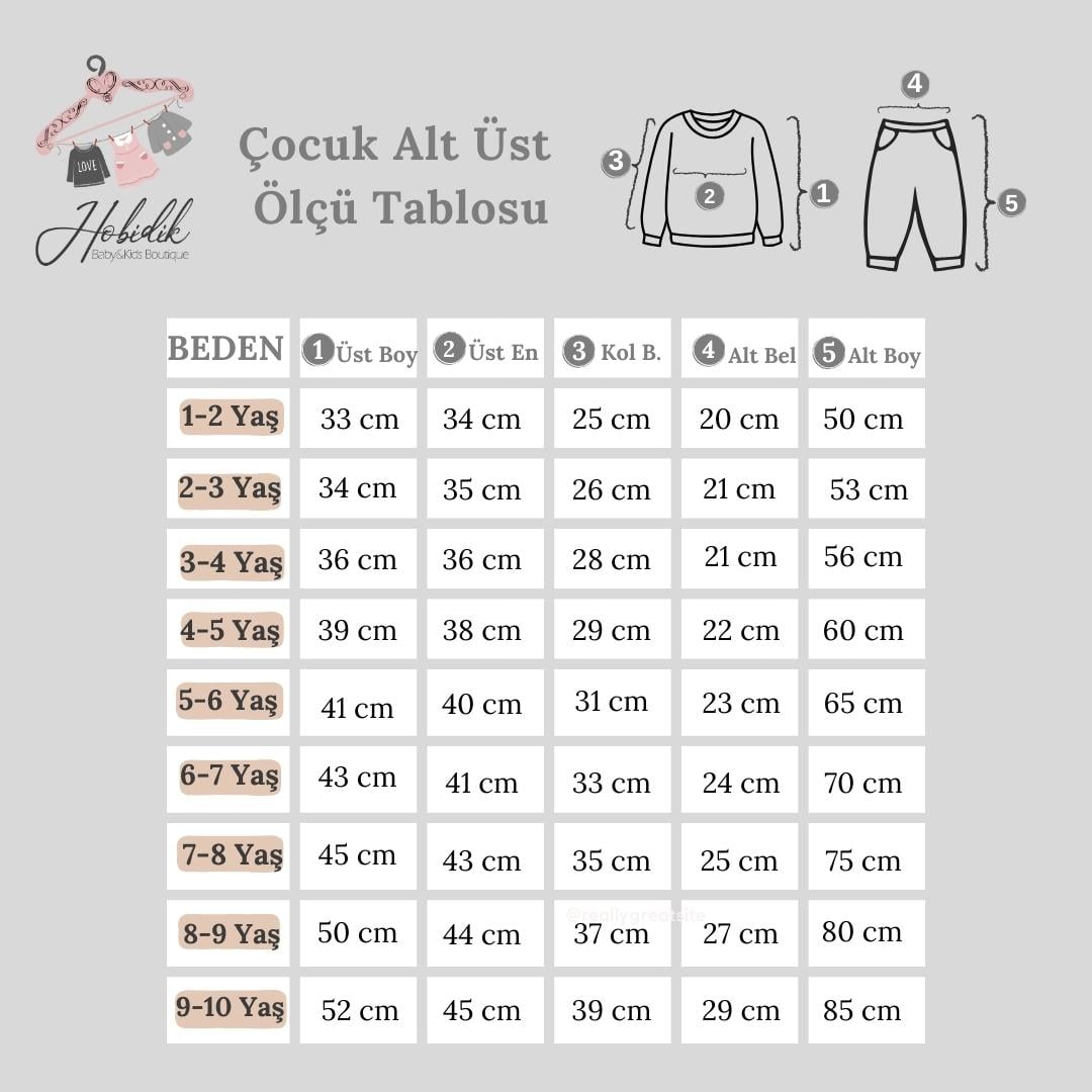 Unisex Bebe Mavi Kapüşonlu İkili Takım