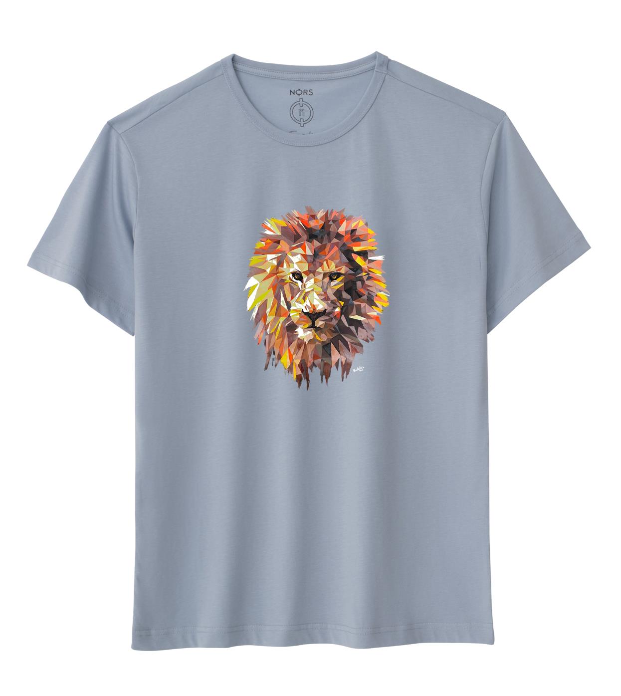 Aslan Tshirt Açık Mavi