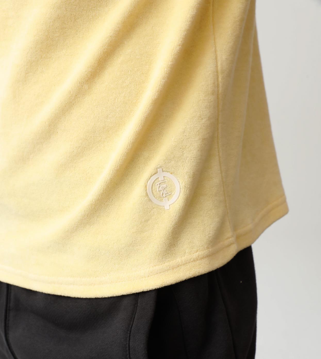 Bisiklet Yaka Havlu Kumaş Erkek Tshirt