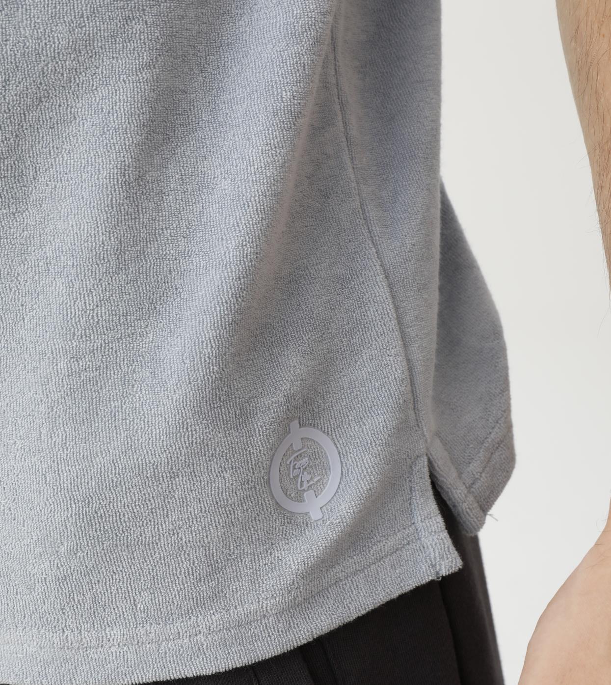 Bisiklet Yaka Havlu Kumaş Erkek Tshirt