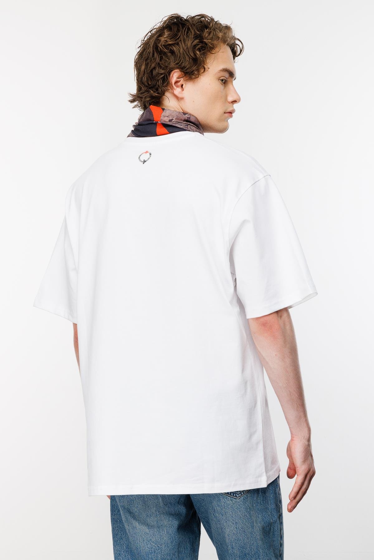 Mith of Stones Oversize Tshirt - Beyaz