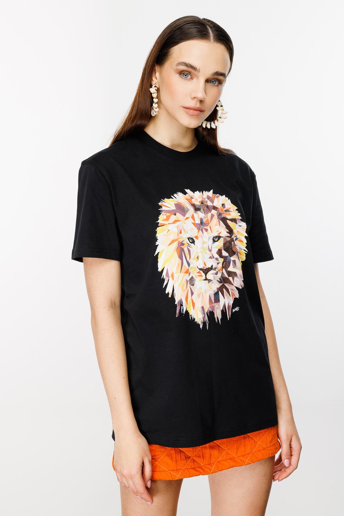 Roar Lion Roar Regular Tshirt - Siyah