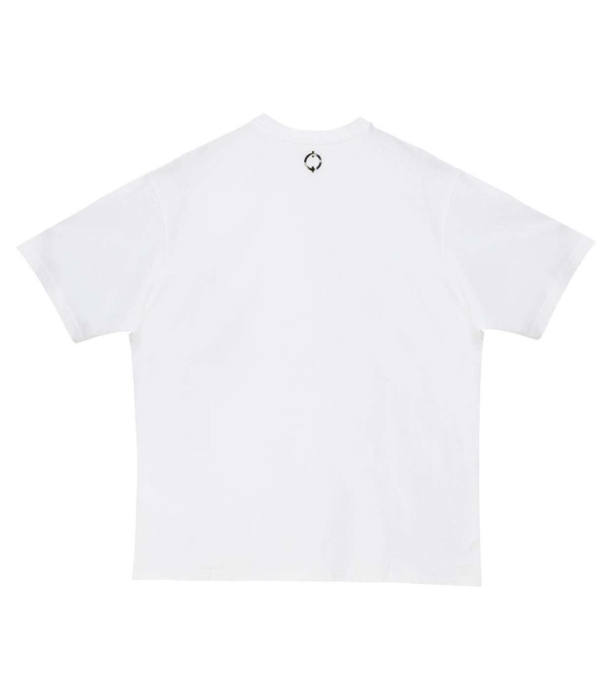 Tribal Logo Oversize Tshirt - Beyaz