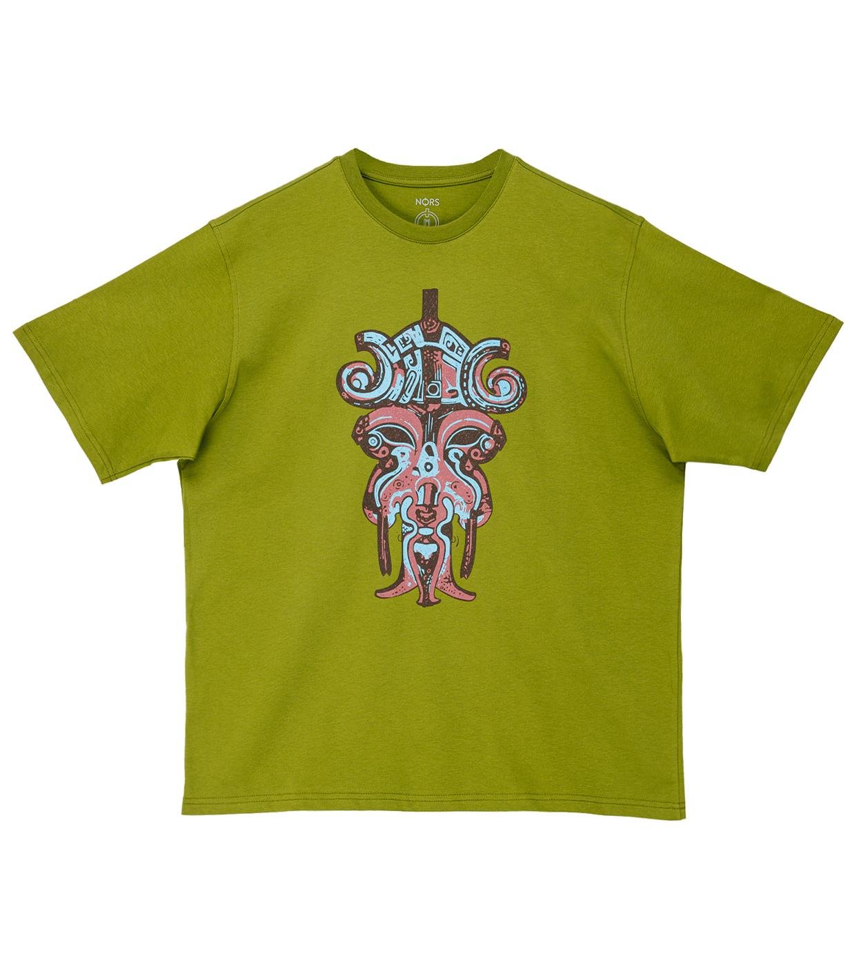 Viking Klan Oversize Tshirt - Haki