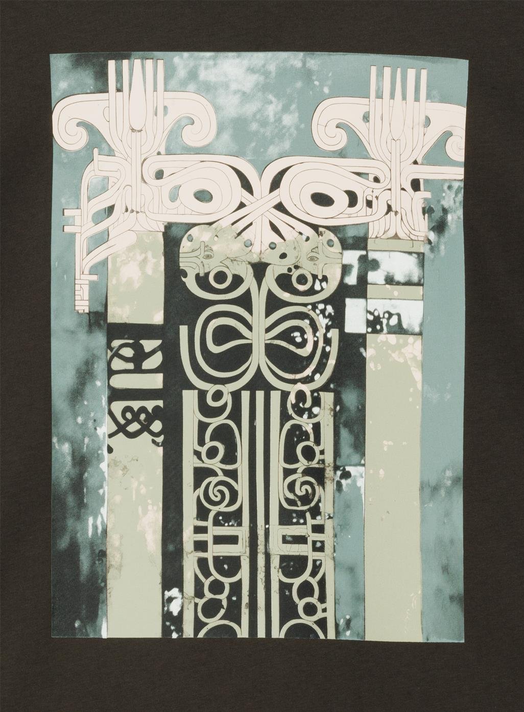 Viking Temple Oversize Tshirt - Füme