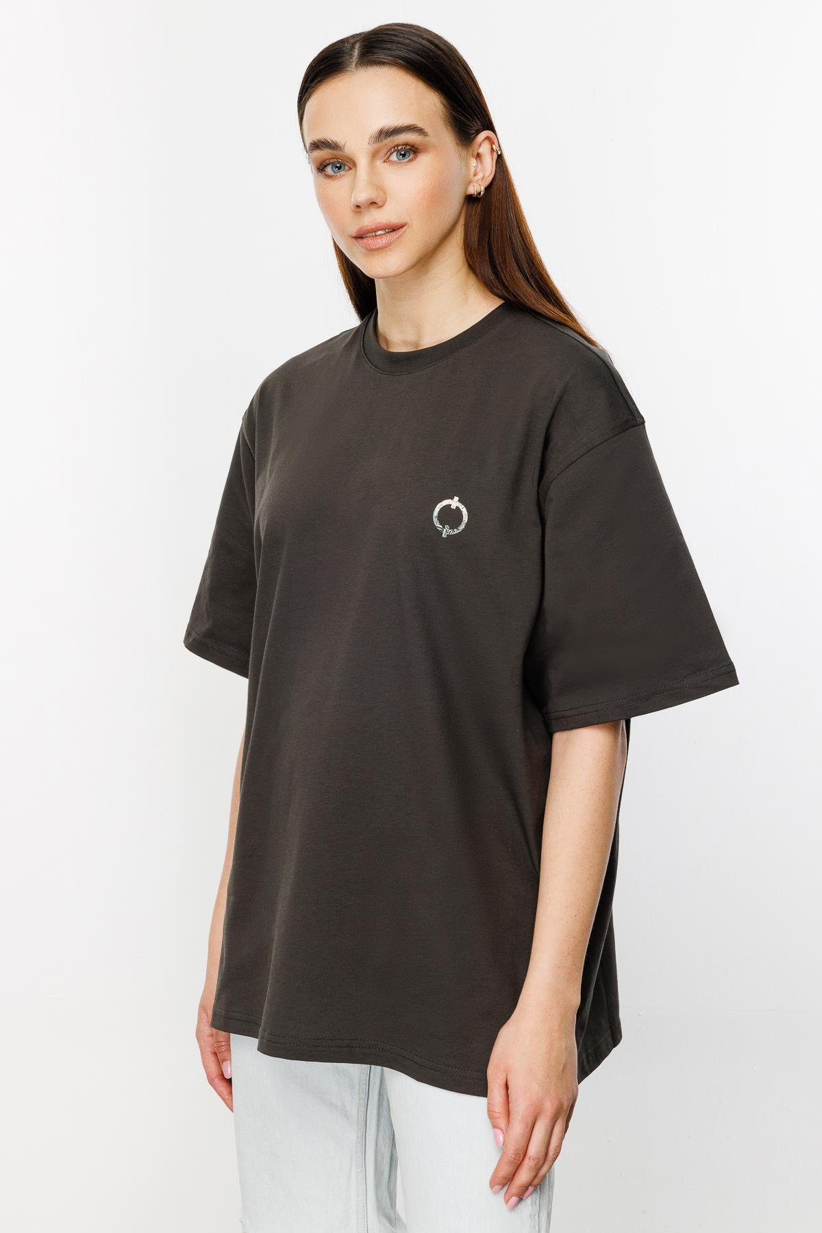 Viking Temple Oversize Tshirt - Füme