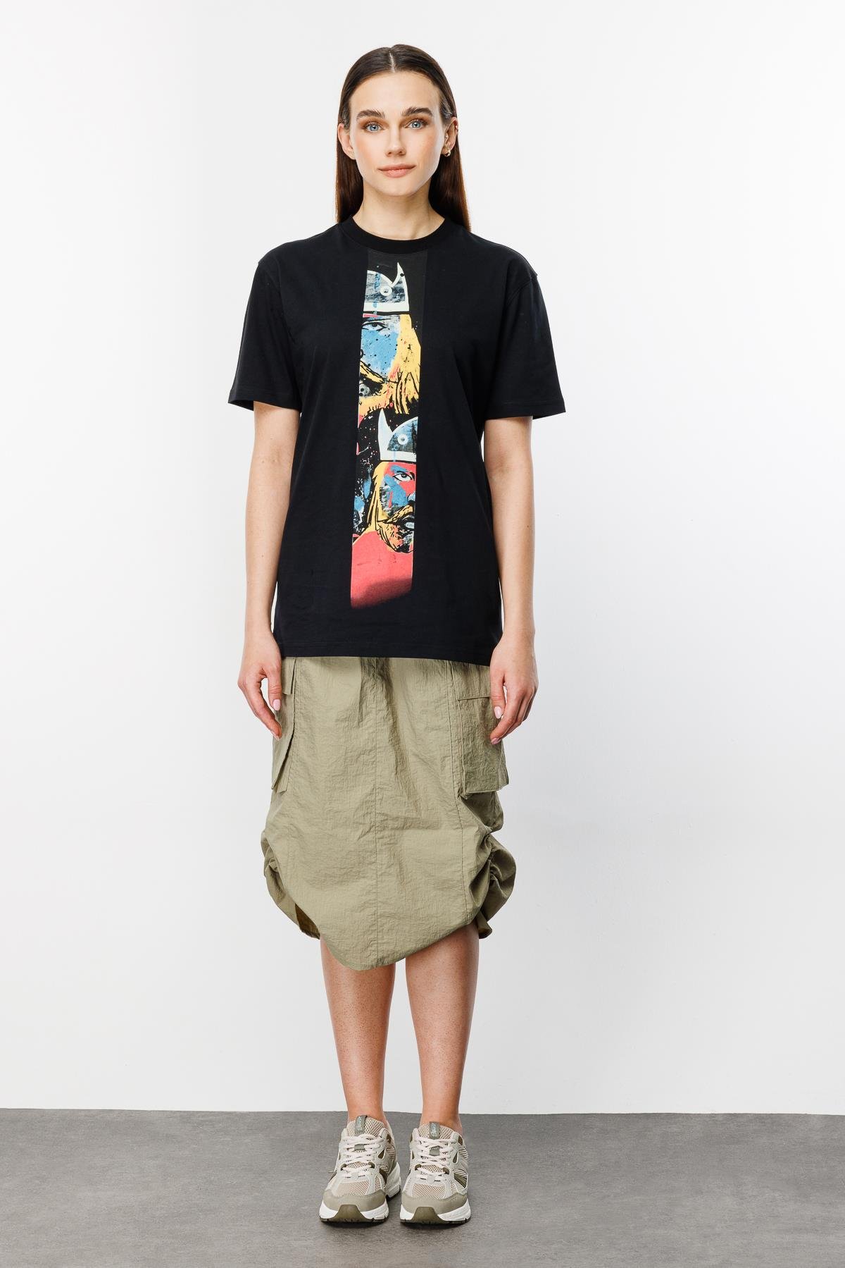 Viking Twins Regular Tshirt - Siyah