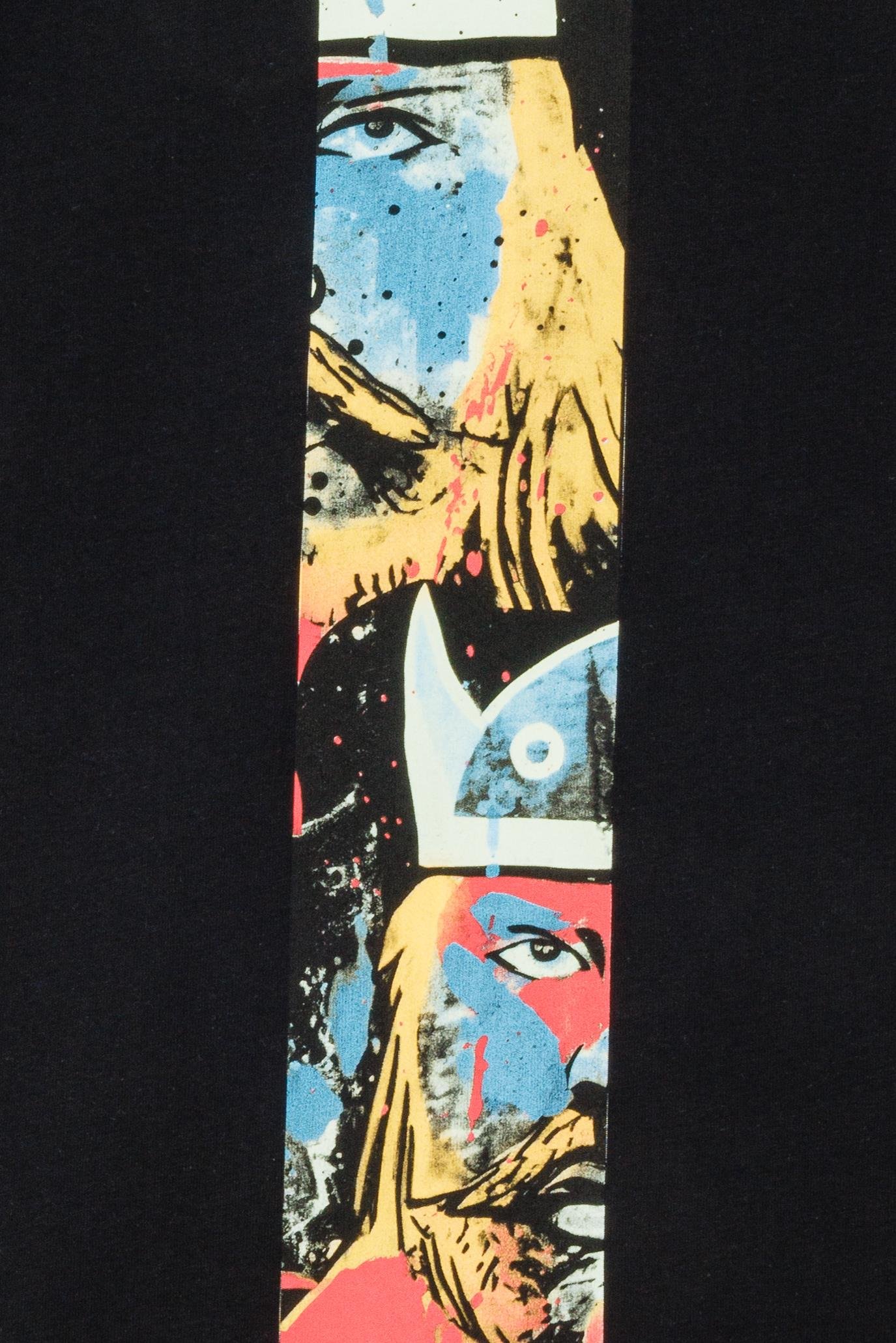 Viking Twins Regular Tshirt - Siyah