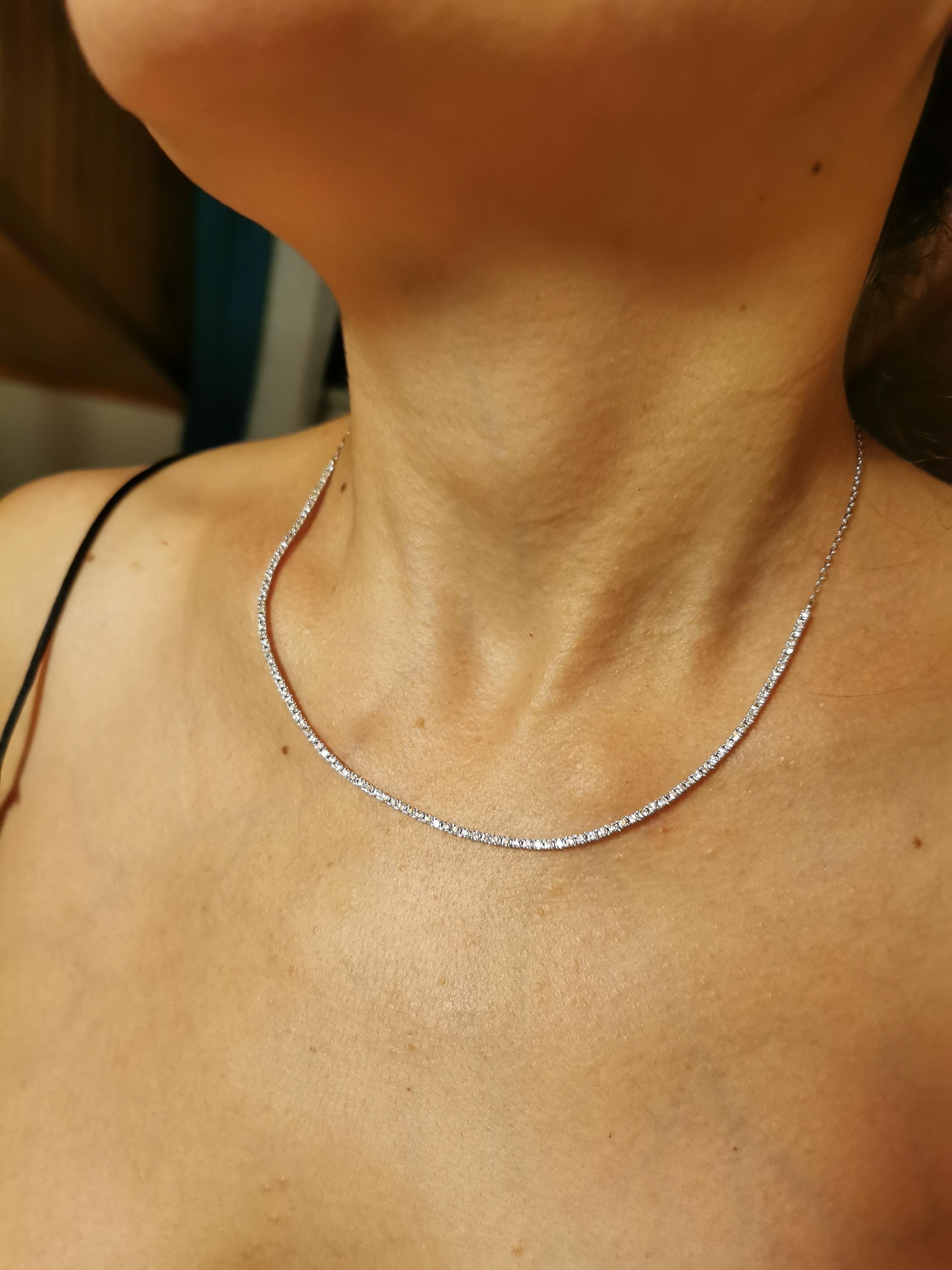1.00 Karat Pırlanta Suyolu Kolye