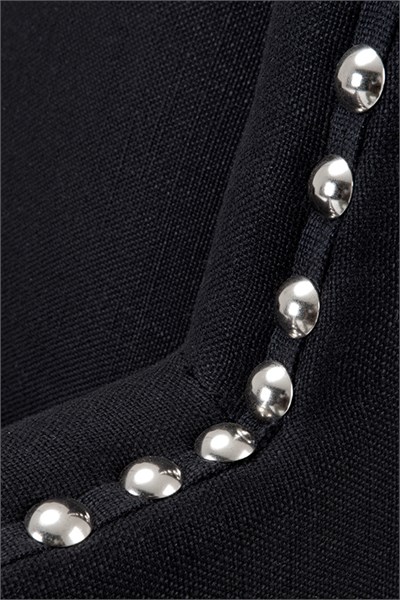 3A Black Modern Berjer