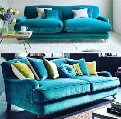 3A BLUE MODERN KANEPE