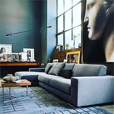 3A Antrasit Modern Kanepe