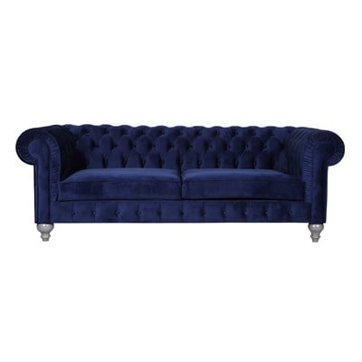 3A NEW DARK BLUE CHESTERFİELD