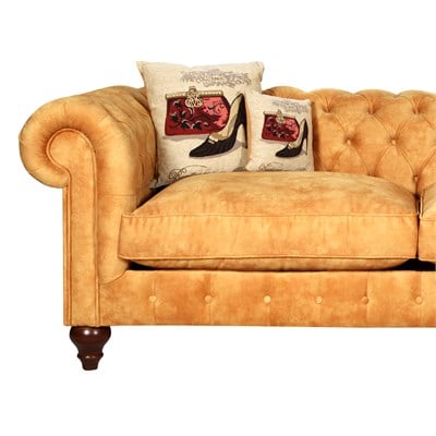 3A DARK YELLOW CHESTERFİELD