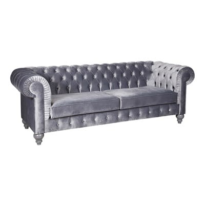 3A NEW GREY CHESTERFİELD