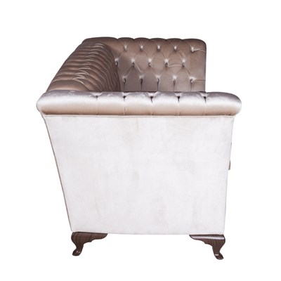 3A Mobilya İkili Turkuaz Chesterfield-Vizon