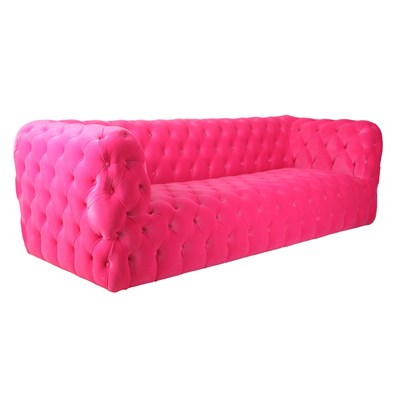 3A Mobilya Pink Baxter Chesterfield - Şeker Pembesi