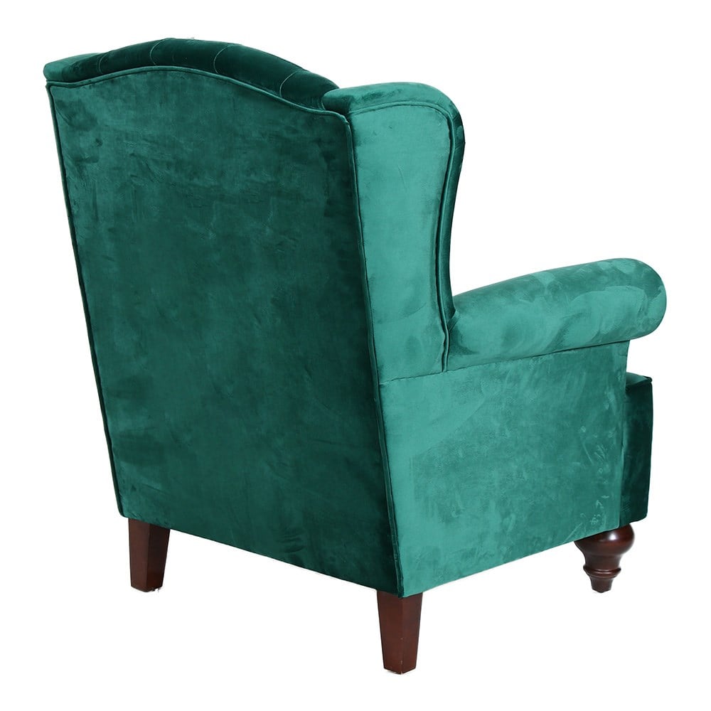 3A Mobilya Green Silk Berjer
