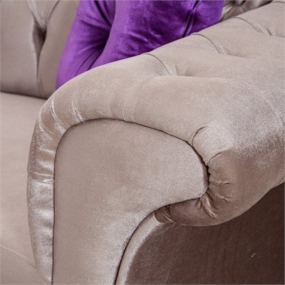 3A Mobilya Excellence Modern Chesterfield Antrisit Gri