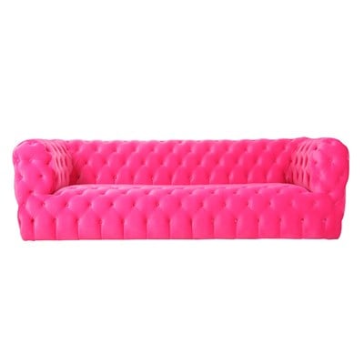 3A Mobilya Pink Baxter Chesterfield - Şeker Pembesi